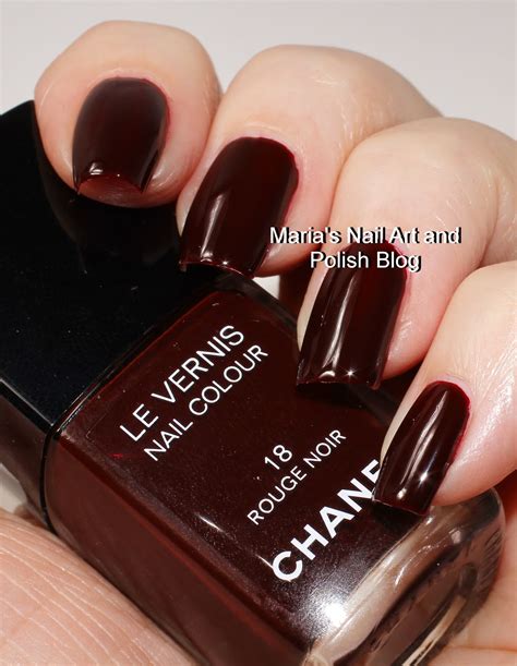 chanel rouge noir nail polish uk|Chanel Rouge essentiel nail polish.